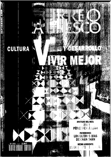 Cultura y desarrollo: objeto de vivir mejor